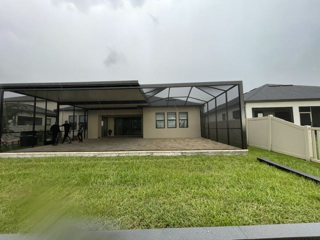 Patio cover and pool cage